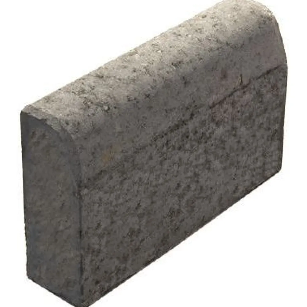 Clearance Rudus Upotettava reunakivi J2 suora 500x110x300 mm sileä harmaa