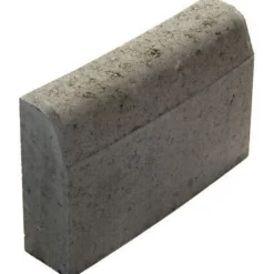 New Rudus Upotettava reunakivi J4 kaarre R4000 kupera 500x110x300 mm sileä harmaa