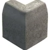 Best Rudus Upotettava reunakivi J12 kulma 90° kupera 500x110x300 mm sileä harmaa