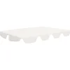 Sale FinePRICE Vaihtokatos puutarhakeinuun valkoinen 192x147 cm 270 g/m²