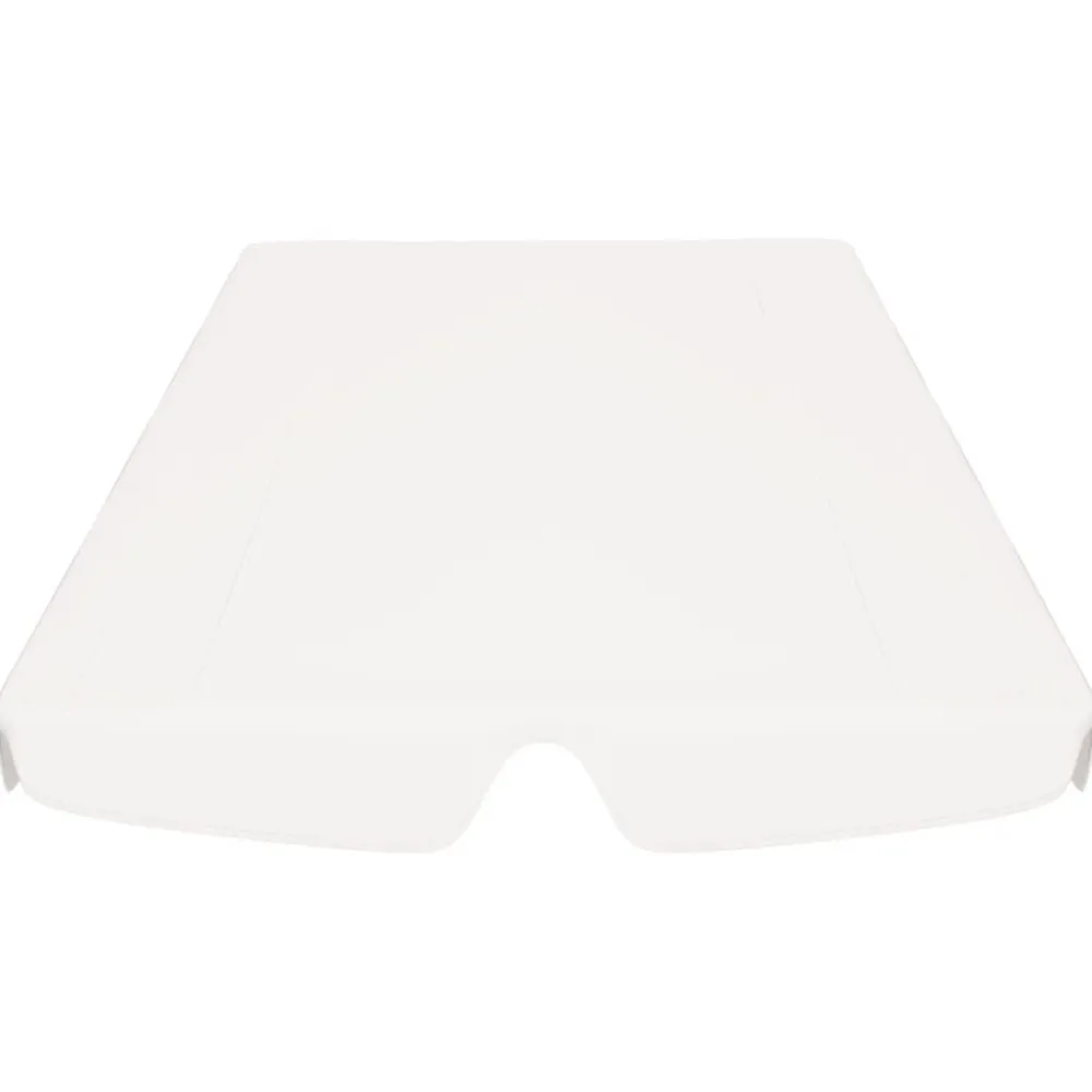 Sale FinePRICE Vaihtokatos puutarhakeinuun valkoinen 192x147 cm 270 g/m²