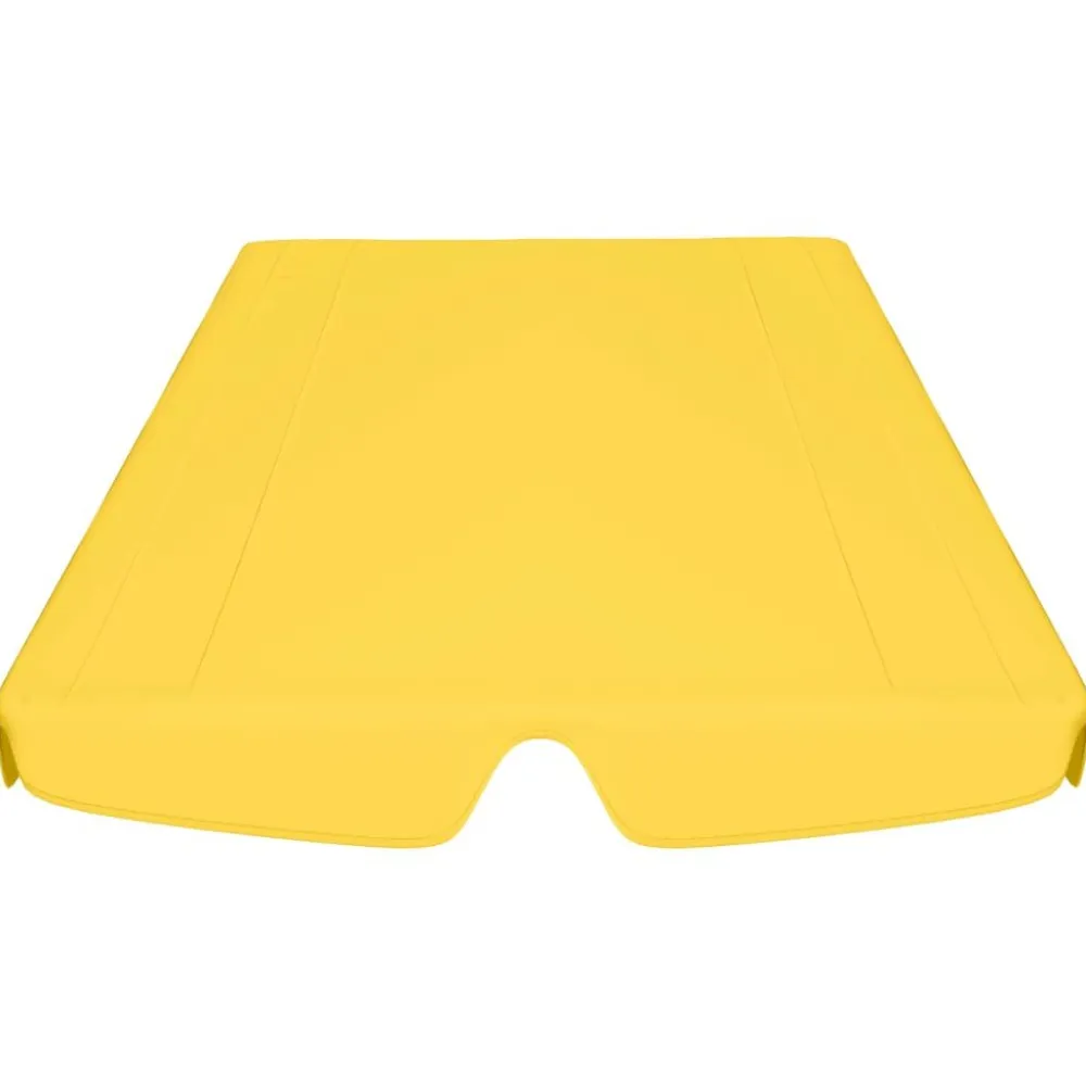 Clearance FinePRICE Vaihtokatos puutarhakeinuun keltainen 192x147 cm 270 g/m²
