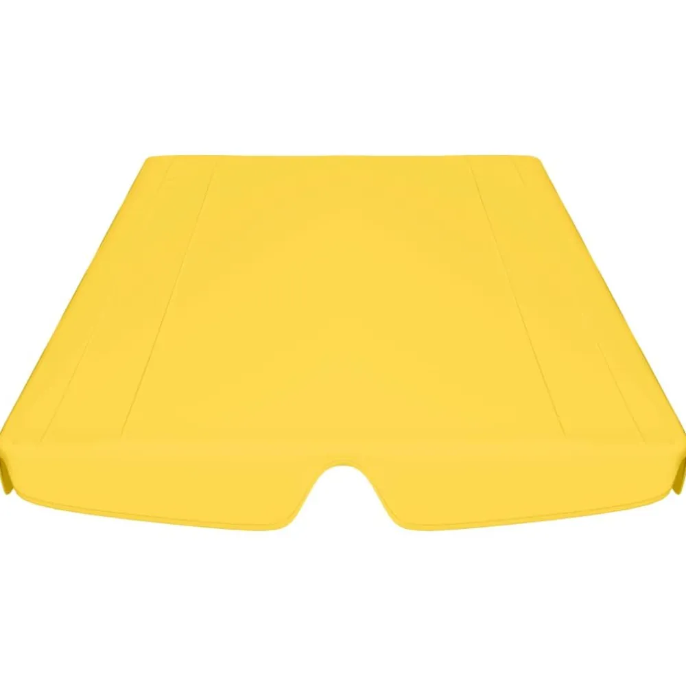 Online FinePRICE Vaihtokatos puutarhakeinuun keltainen 226x186 cm 270 g/m²