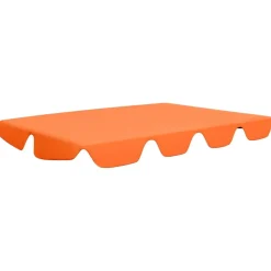 Online FinePRICE Vaihtokatos puutarhakeinuun oranssi 192x147 cm 270 g/m²
