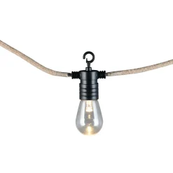 Hot Trio Valoketju LED Ember 6m musta/luonnollinen väri