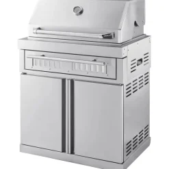 Online Myoutdoorkitchen Vapaasti seisova hiiligrilli Classic Line Stainless, ruostumaton teräs