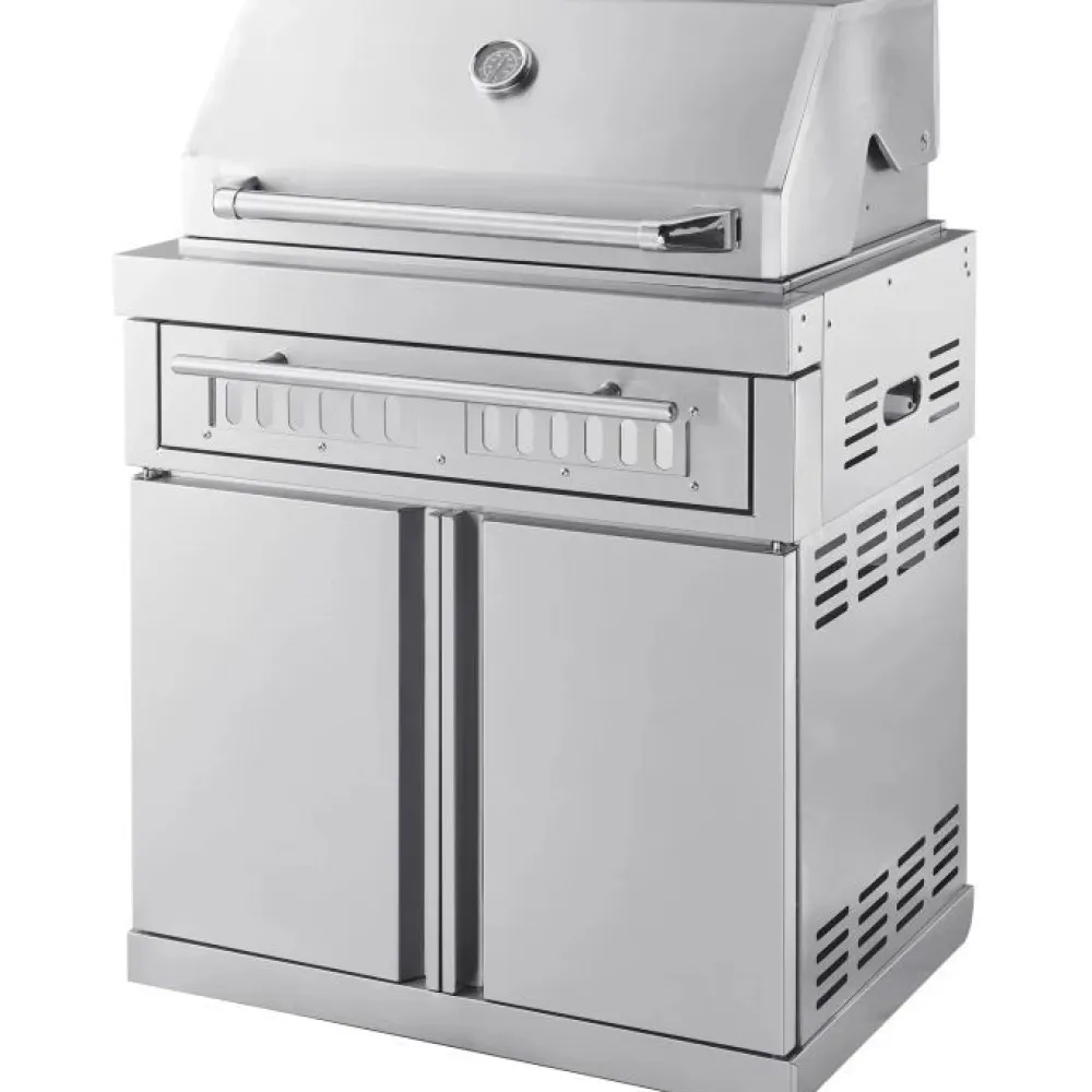 Online Myoutdoorkitchen Vapaasti seisova hiiligrilli Classic Line Stainless, ruostumaton teräs