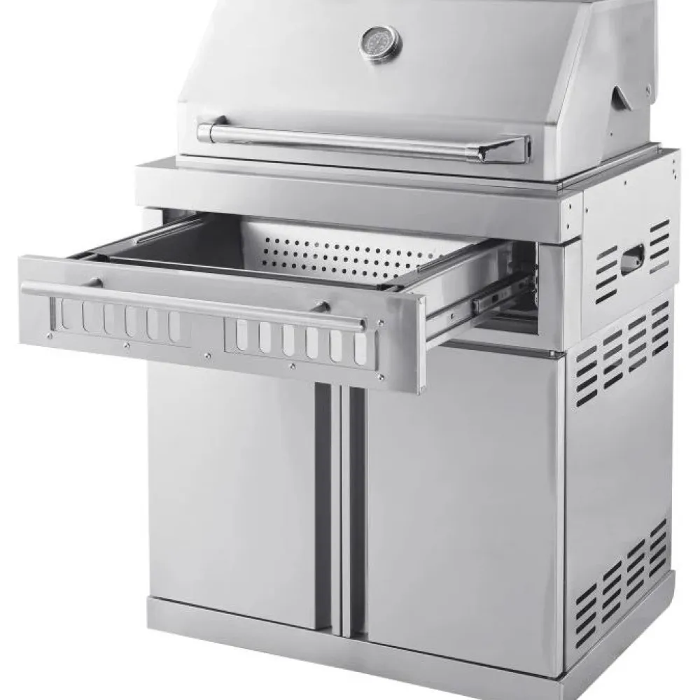 Online Myoutdoorkitchen Vapaasti seisova hiiligrilli Classic Line Stainless, ruostumaton teräs