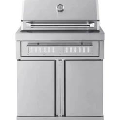 Online Myoutdoorkitchen Vapaasti seisova hiiligrilli Classic Line Stainless, ruostumaton teräs