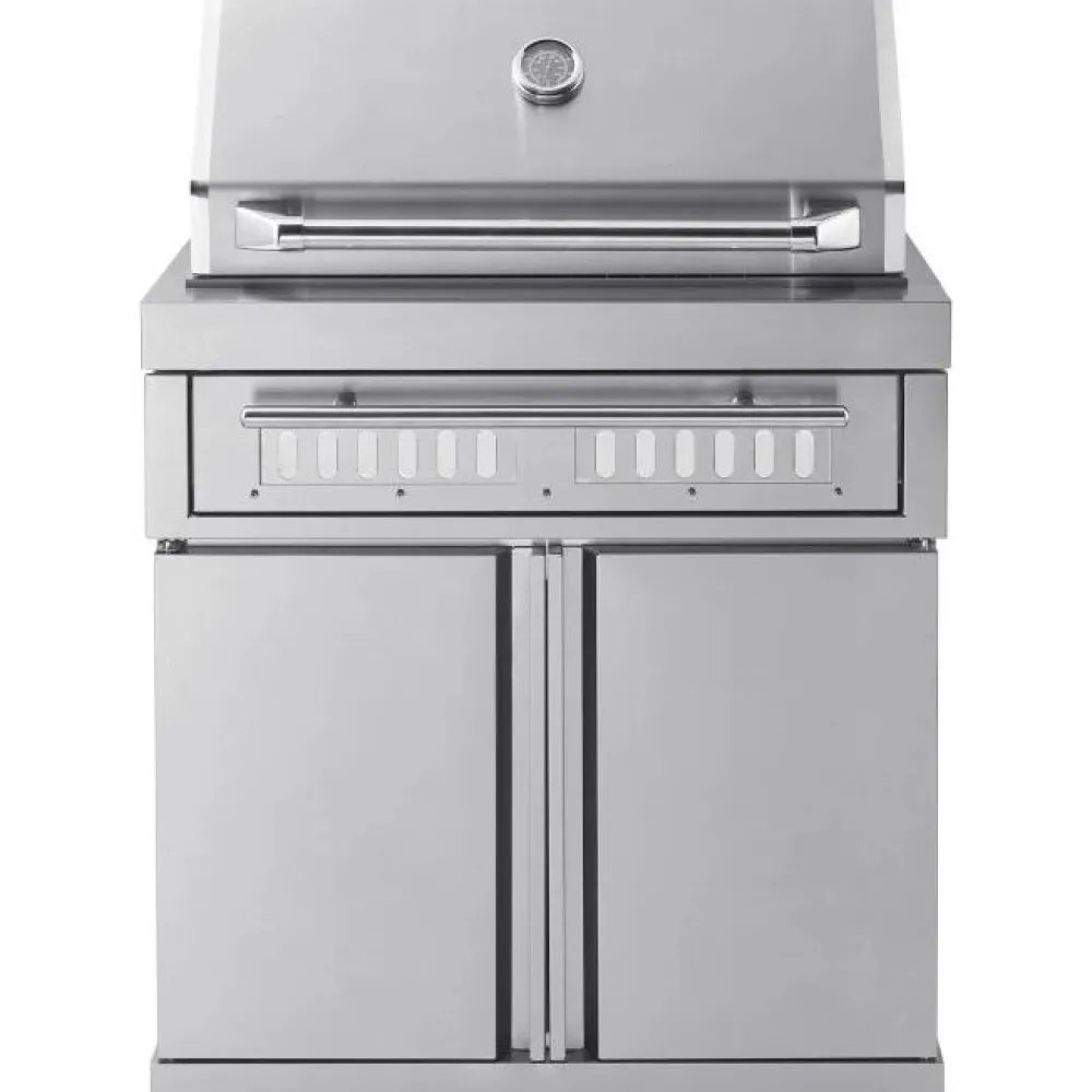 Online Myoutdoorkitchen Vapaasti seisova hiiligrilli Classic Line Stainless, ruostumaton teräs