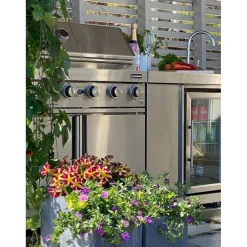Sale Myoutdoorkitchen Vapaasti seisova kaasugrilli Classic Line Stainless, 6 poltinta ja infrapunalämpö, rst