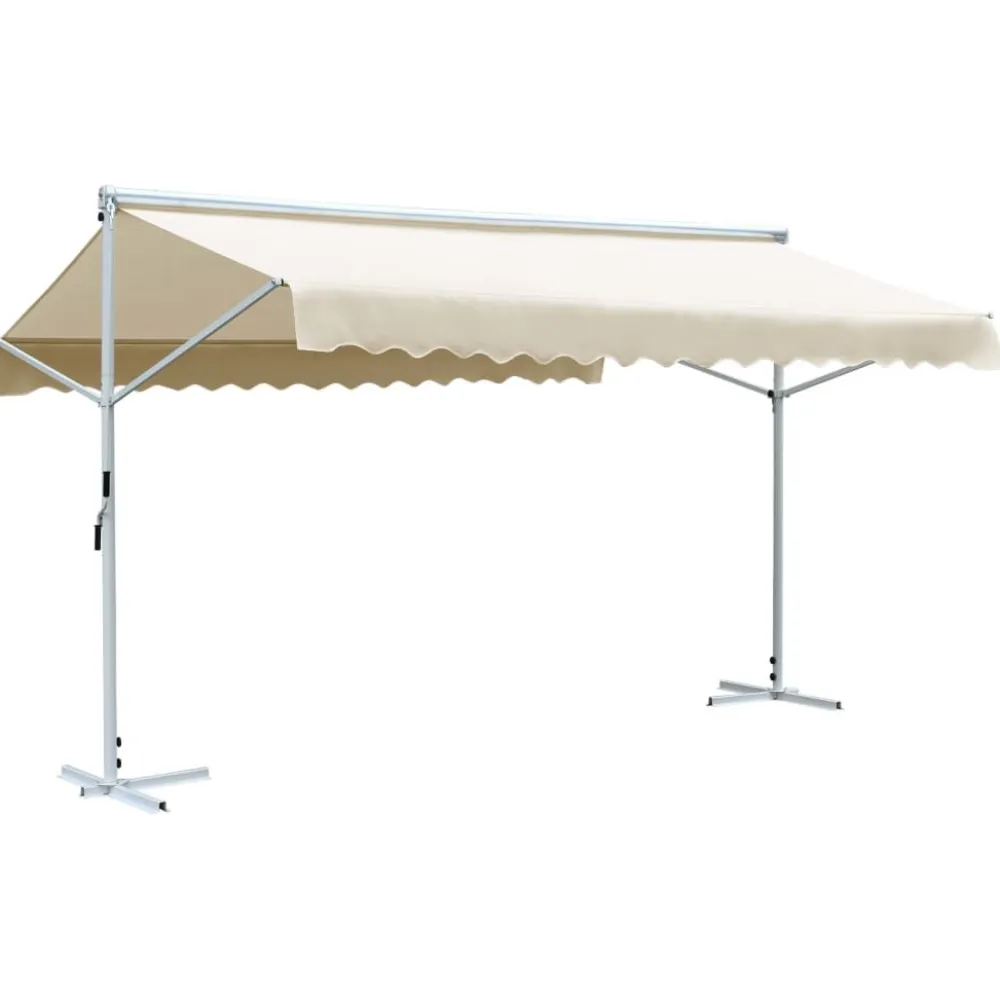 FinePRICE Vapaasti seisova markiisi 500x300 cm kerma