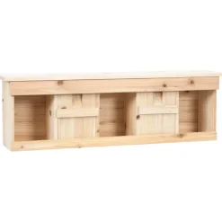 Discount FinePRICE Varpusen pesälaatikko 5 huonetta 68x15x21 cm kuusi