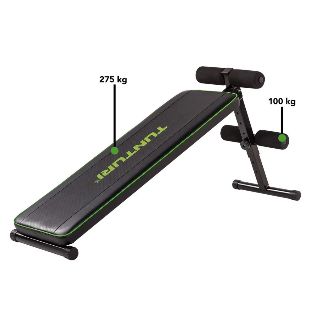 New Tunturi Vatsapenkki AB20 kokoontaitettava max. 120 kg
