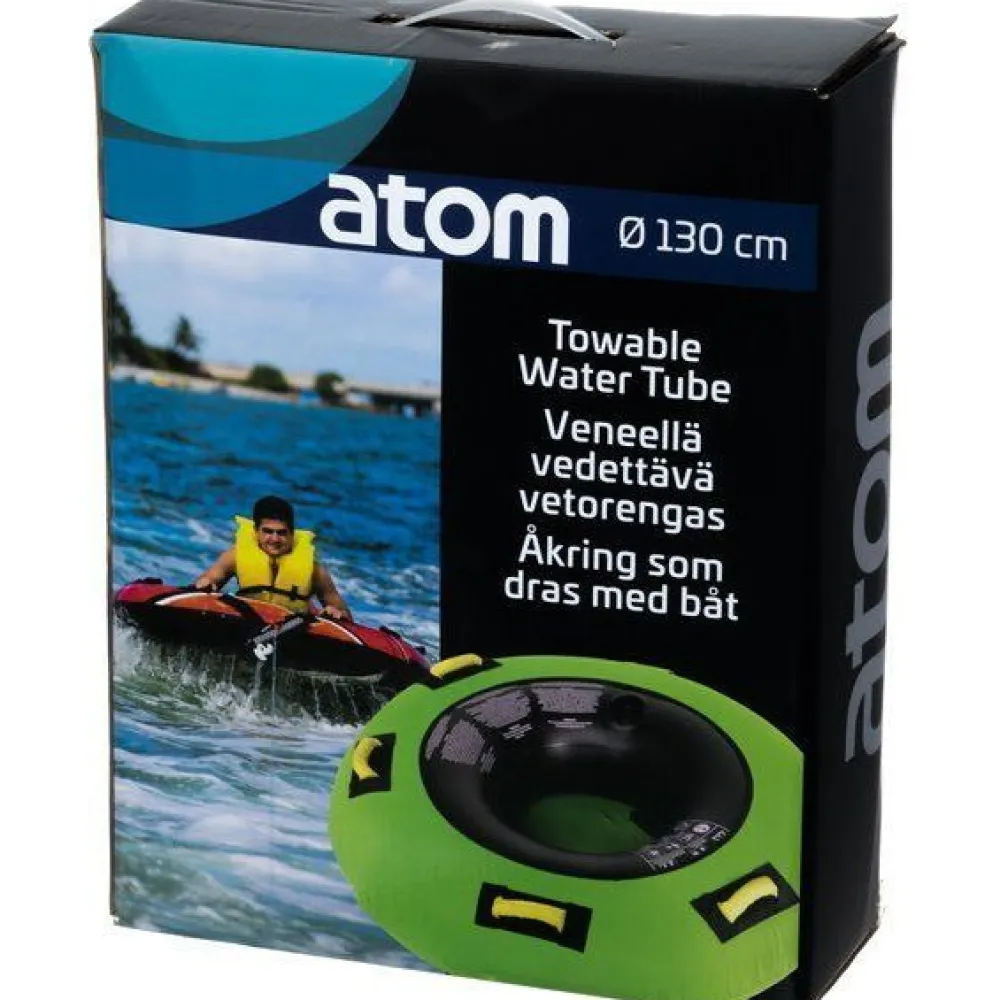 Hot Atom Veneellä vedettävä vetorengas 130cm vihreä
