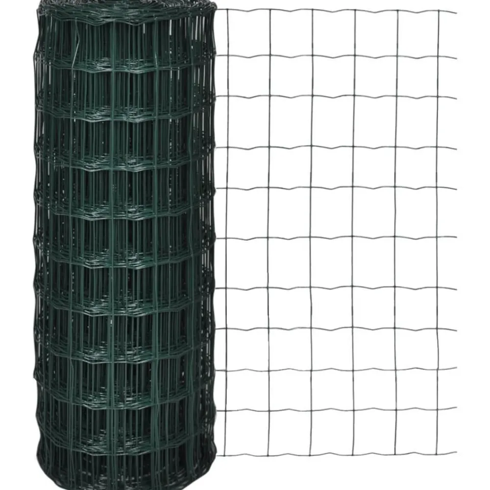 Discount FinePRICE Verkkoaita teräs silmäkoko 100x100mm 25x1.0m vihreä