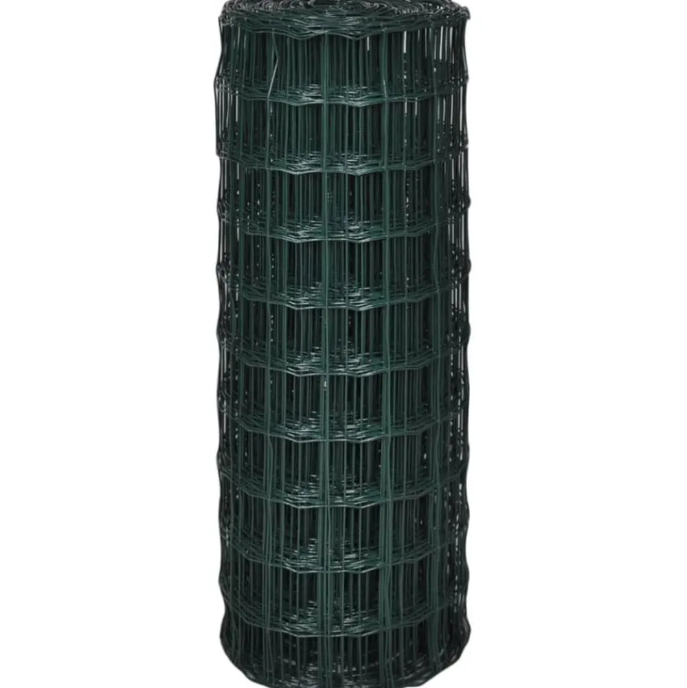 Discount FinePRICE Verkkoaita teräs silmäkoko 100x100mm 25x1.0m vihreä
