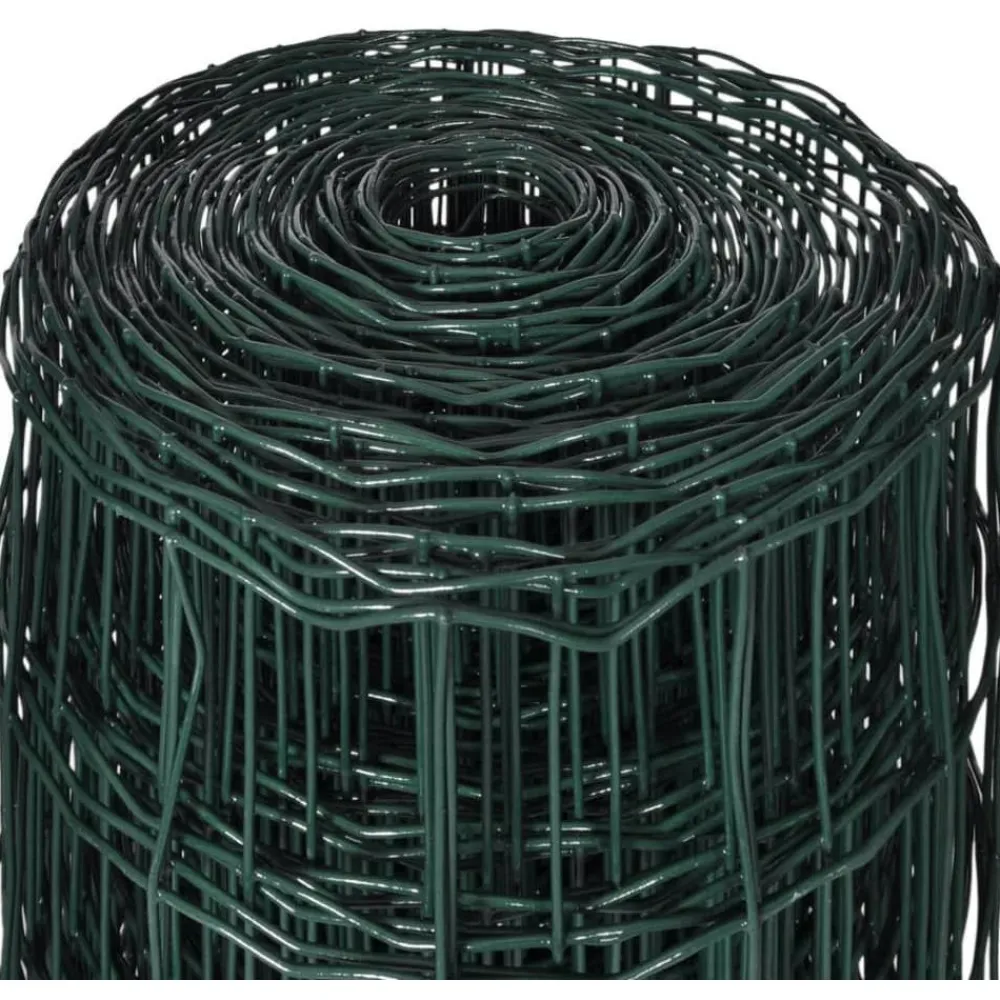 Discount FinePRICE Verkkoaita teräs silmäkoko 100x100mm 25x1.0m vihreä