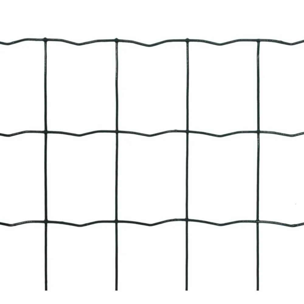 Best FinePRICE Verkkoaita teräs silmäkoko 100x100mm 25x1.2m vihreä
