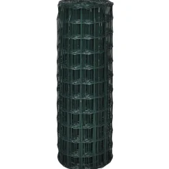 Online FinePRICE Verkkoaita teräs silmäkoko 76x63mm 10x0.8m vihreä