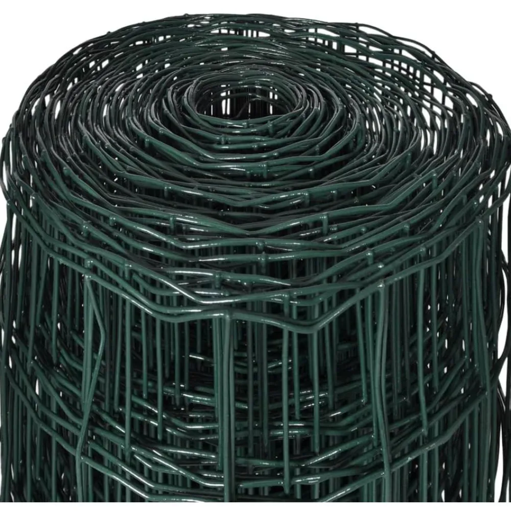Online FinePRICE Verkkoaita teräs silmäkoko 76x63mm 10x1.5m vihreä