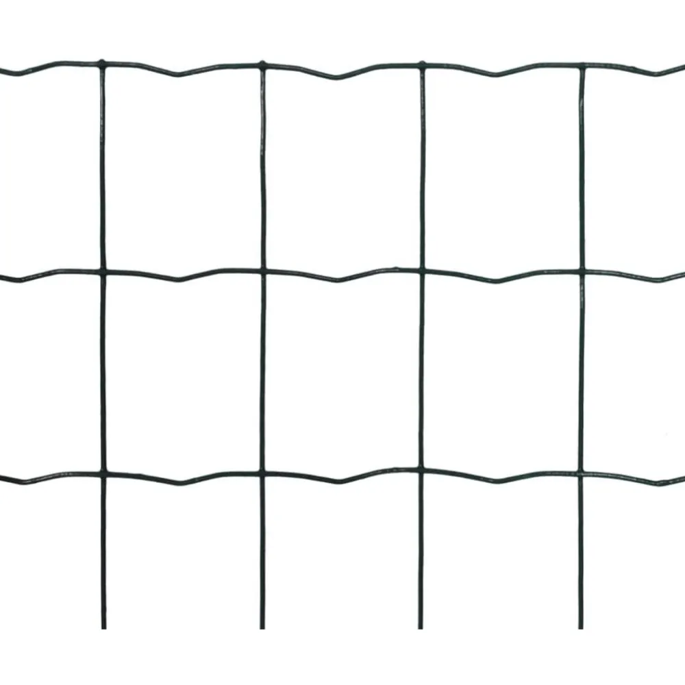 Discount FinePRICE Verkkoaita teräs silmäkoko 76x63mm 25x0.8m vihreä