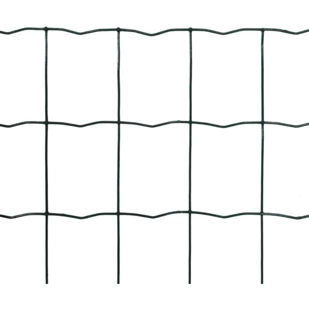 Discount FinePRICE Verkkoaita teräs silmäkoko 76x63mm 25x1.2m vihreä
