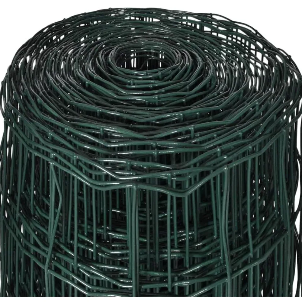 Discount FinePRICE Verkkoaita teräs silmäkoko 76x63mm 25x1.2m vihreä