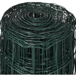Online FinePRICE Verkkoaita teräs silmäkoko 76x63mm 10x1.2m vihreä