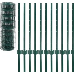 New FinePRICE Verkkoaita teräs 20x0.8m vihreä