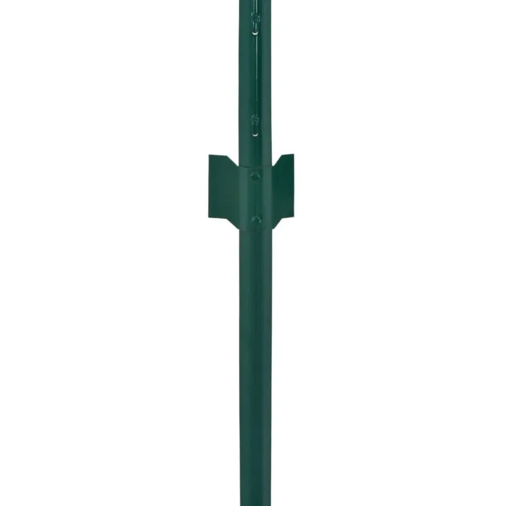 Outlet FinePRICE Verkkoaita tolpilla teräs 25x0.75m silmäkoko 25mm vihreä