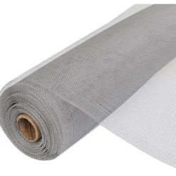 Outlet FinePRICE Verkkosuoja alumiini 100x500cm hopea