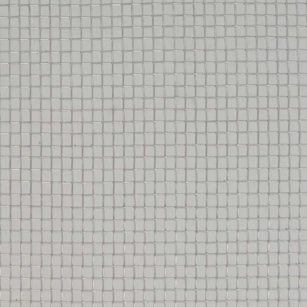 Best FinePRICE Verkkosuoja ruostumaton teräs 100x500cm hopea