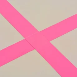 Best FinePRICE Voimistelumatto, täytettävä, pumpulla, 500x100x10cm, PVC, pinkki