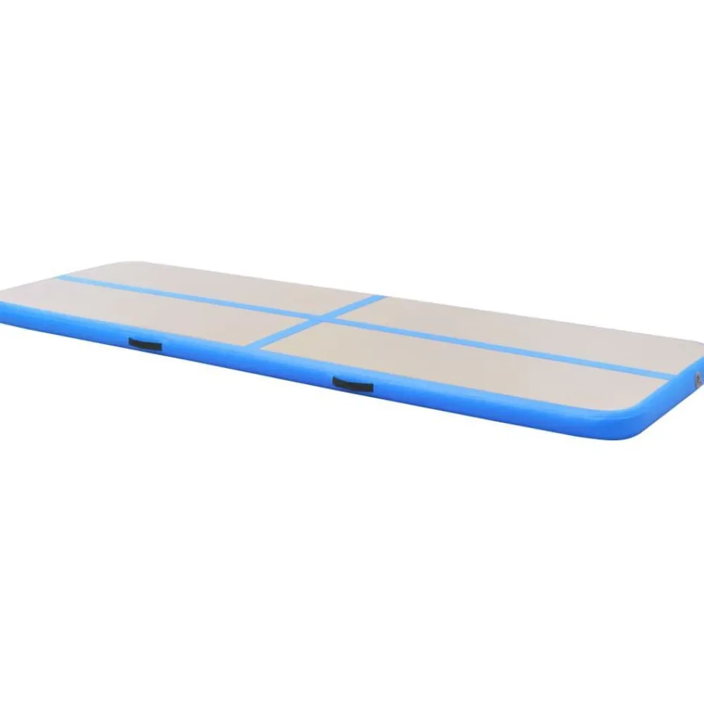 Discount FinePRICE Voimistelumatto, täytettävä, pumpulla, 600x100x10cm, PVC, sininen