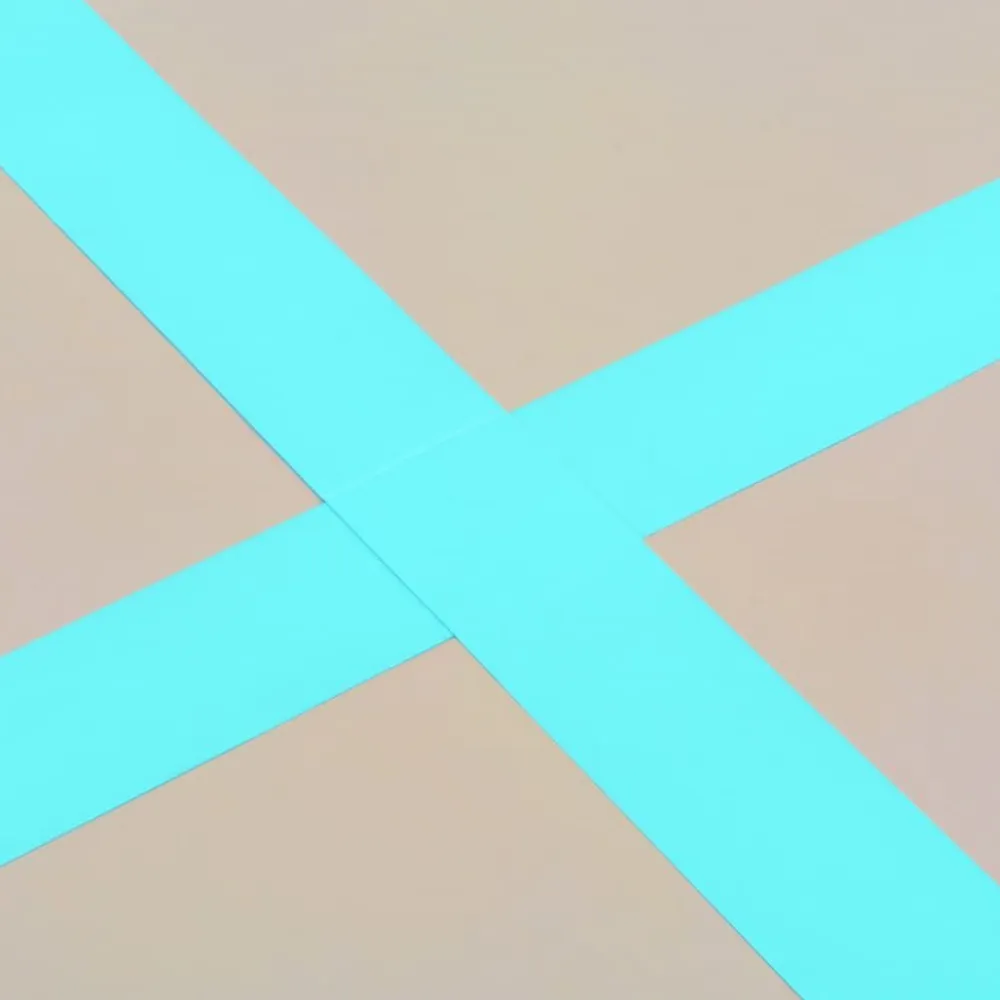 FinePRICE Voimistelumatto, täytettävä, pumpulla, 400x100x10cm, PVC, vihreä