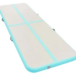 Discount FinePRICE Voimistelumatto, täytettävä, pumpulla, 600x100x10cm, PVC, vihreä