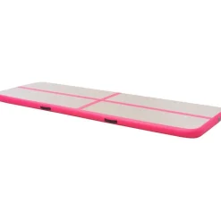 Sale FinePRICE Voimistelumatto, täytettävä, pumpulla, 600x100x10cm, PVC, pinkki