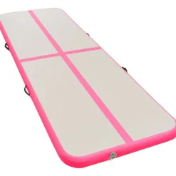 Sale FinePRICE Voimistelumatto, täytettävä, pumpulla, 600x100x10cm, PVC, pinkki