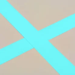 Outlet FinePRICE Voimistelumatto, täytettävä, pumpulla, 500x100x10cm, PVC, vihreä