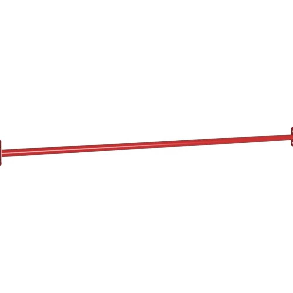 New FinePRICE Voimistelutanko, 125cm, teräs, punainen, eri pakkauskokoja