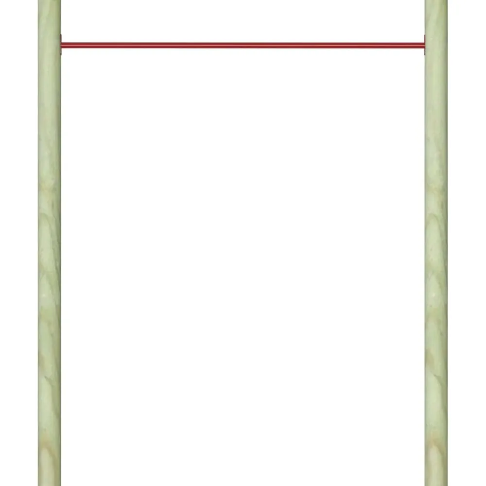 New FinePRICE Voimistelutanko, 125cm, teräs, punainen, eri pakkauskokoja