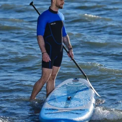Hot Deep Sea 2x SUP-lautasetti Kayak Pro ilmatäytteinen 300 cm 15 PSI sininen