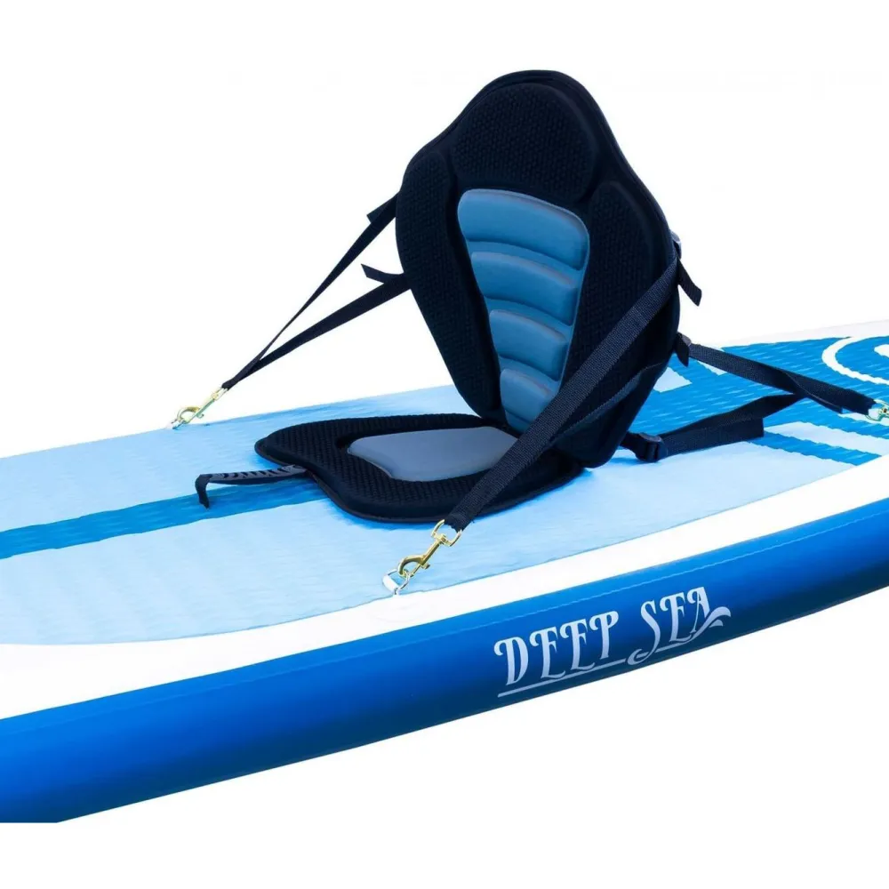 Hot Deep Sea 2x SUP-lautasetti Kayak Pro ilmatäytteinen 300 cm 15 PSI sininen