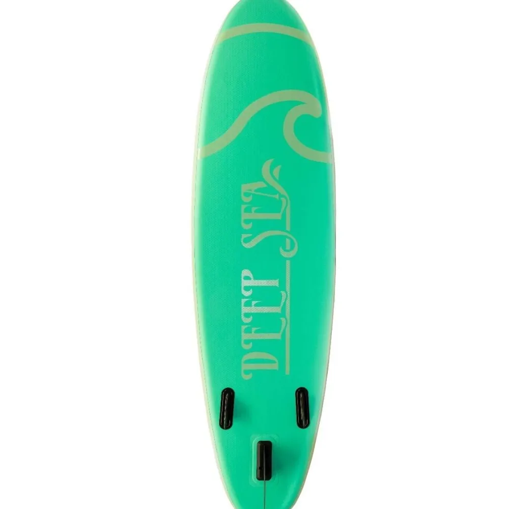 Online Deep Sea 2x SUP-lautasetti Standard ilmatäytteinen 275 cm 15 PSI vihreä