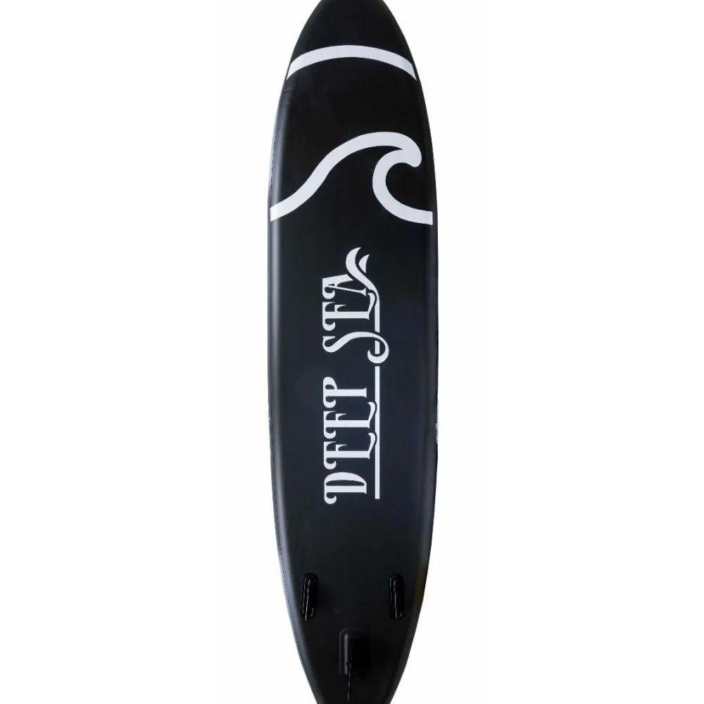 Deep Sea 2x SUP-lautasetti XXL ilmatäytteinen 330 cm 15 PSI musta/valkoinen