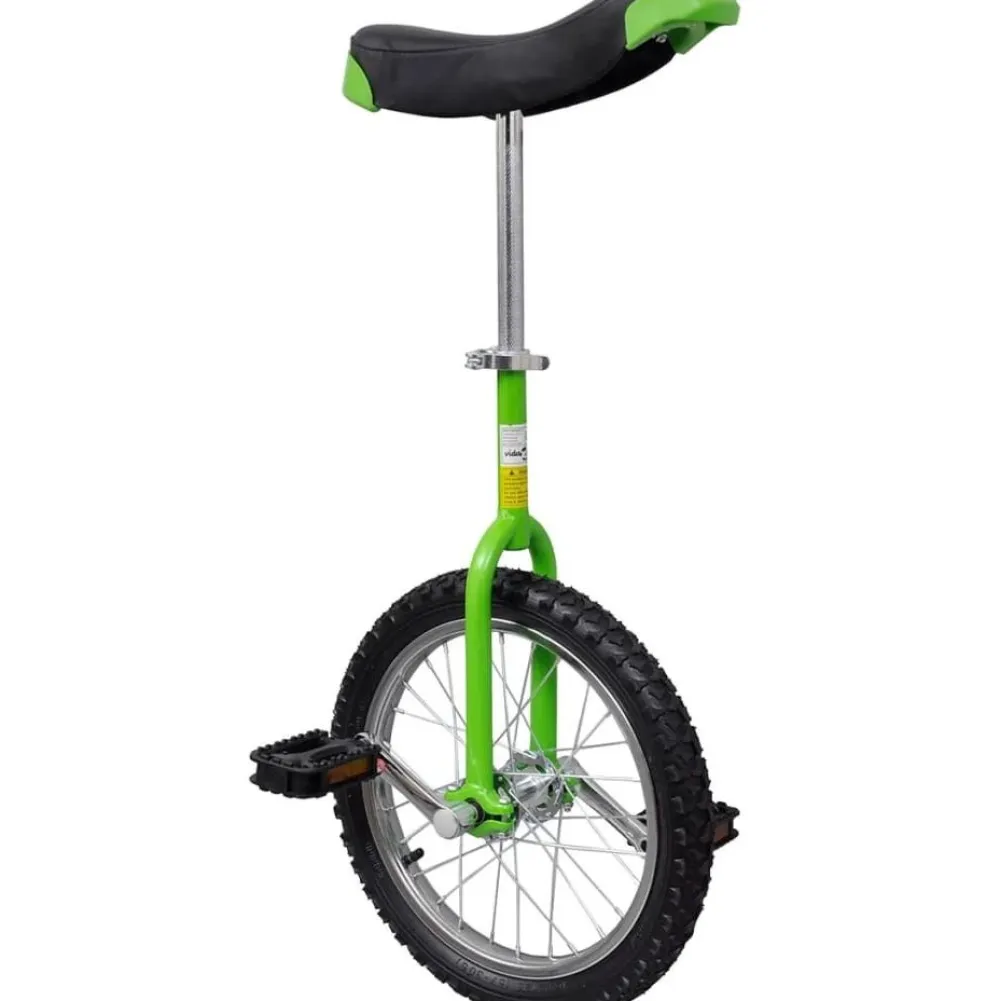 Clearance FinePRICE Yksipyöräinen 16", säädettävä, vihreä