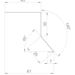 New Keraplast Ylävesipelti Pural 45x50mm, 3.0m, valkoinen